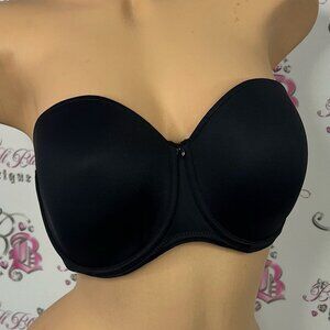 Prima Donna strapless bra cupped Classic Black Strapless Bra